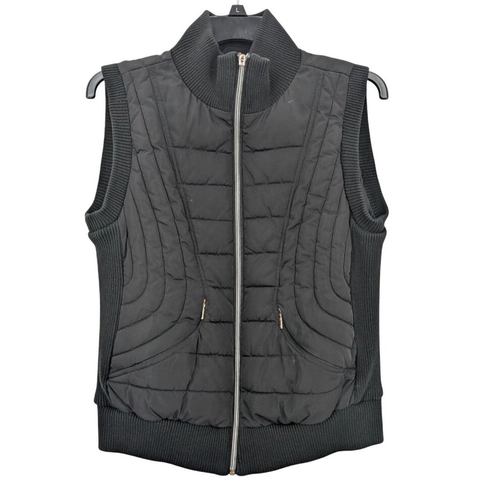 Calvin Klein Performance Puffer Vest Jacket Size M Quilted Full Zip Athleisure